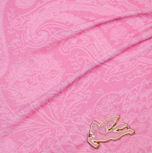 ETRO One-Piece Swimsuit with Paisley Print, Size 12, Pink, NWT - Picture 7 of 16